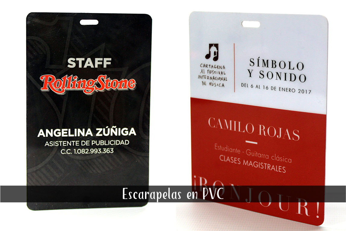 Bogotá escarapela PVC a1cards