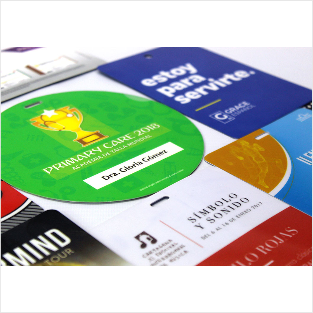 Escarapela en pvc de concierto Bogotá