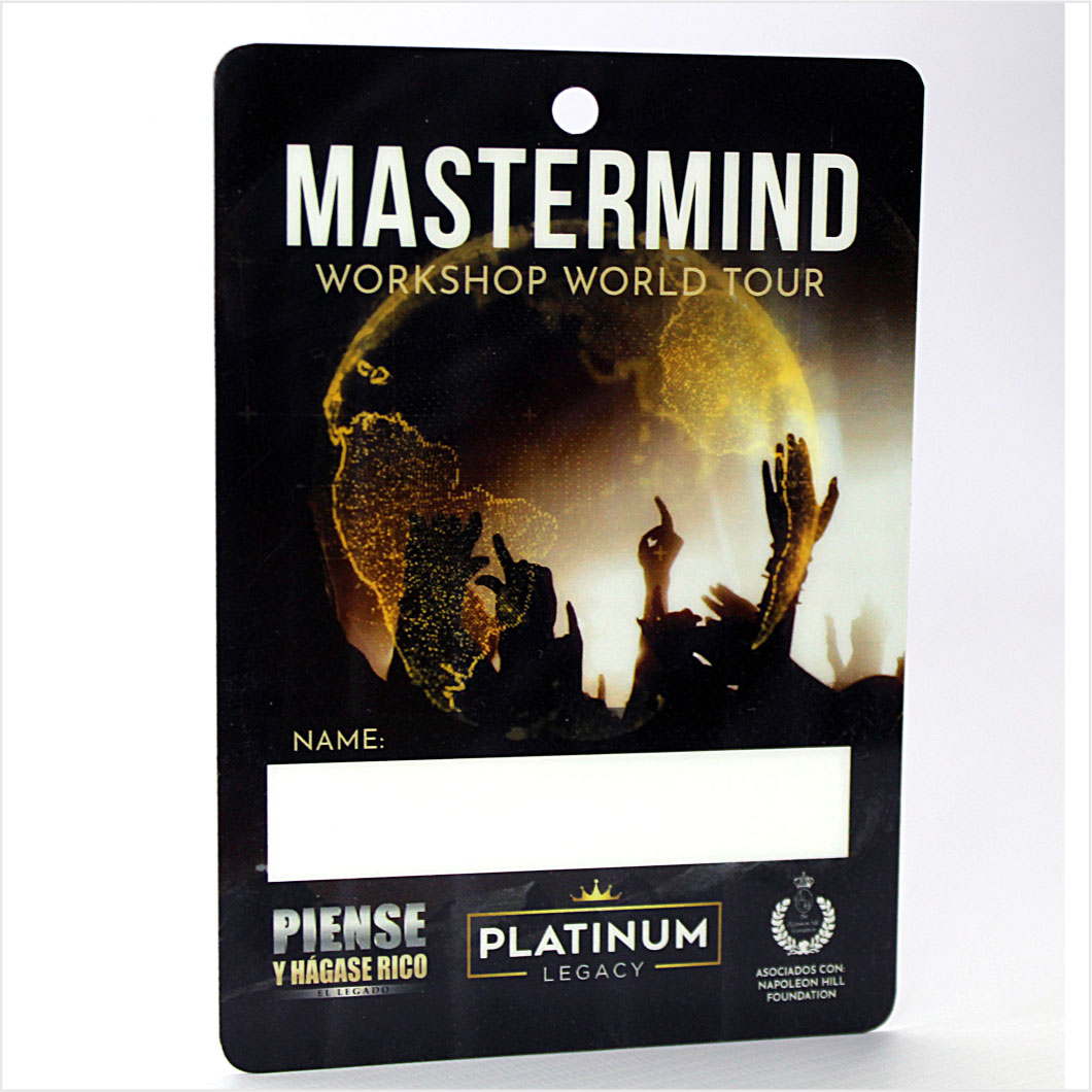 Escarapela en pvc de concierto Bogotá