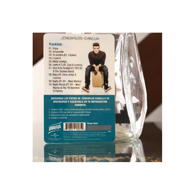 tarjetas con scratch off jencarlos canela reves Bogotá