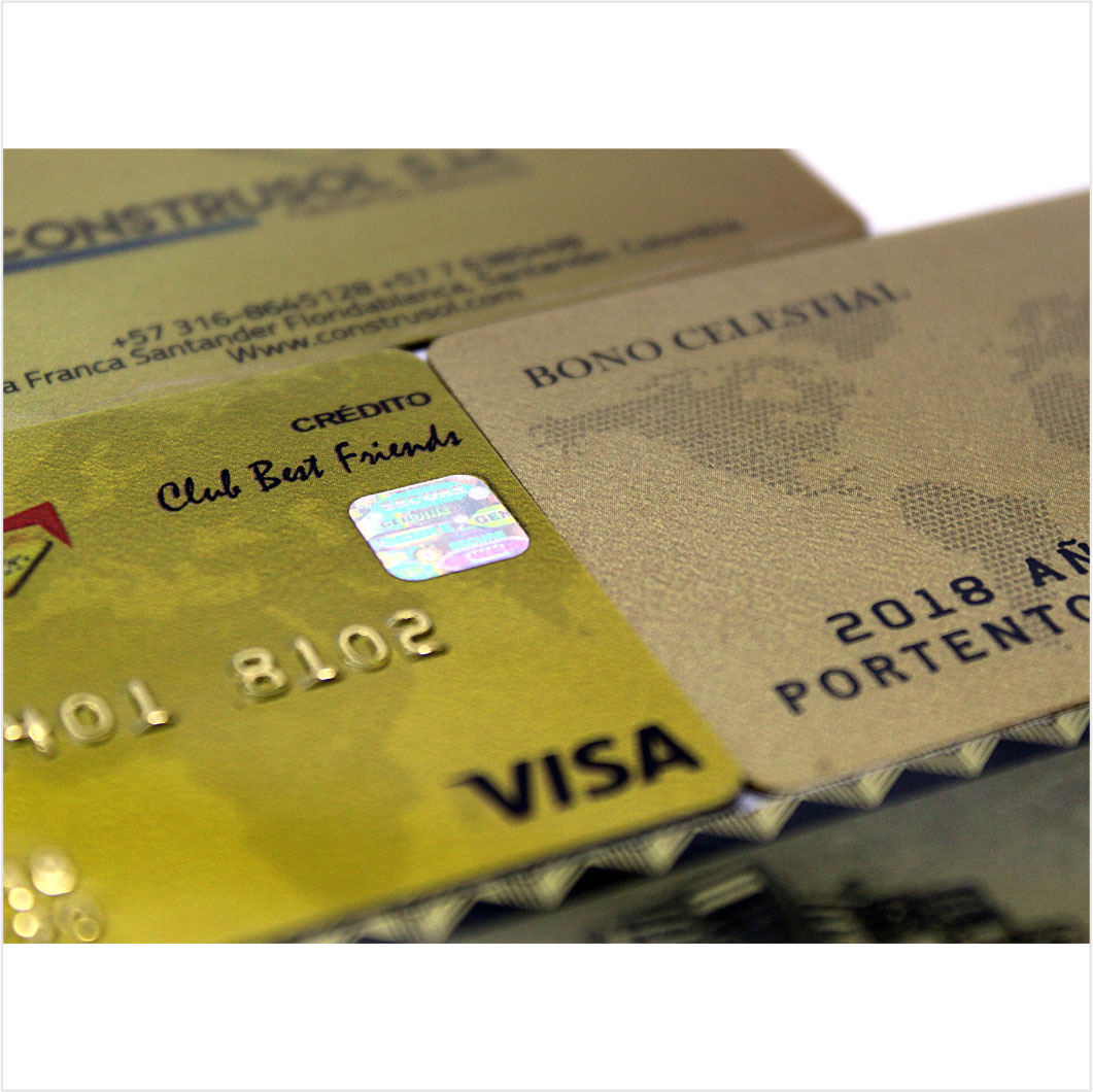 Tarjetas doradas de clinica Bogotá