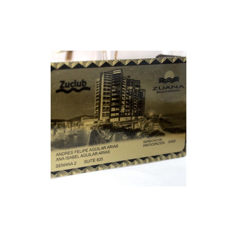 Tarjetas de zauna beach resort Bogotá