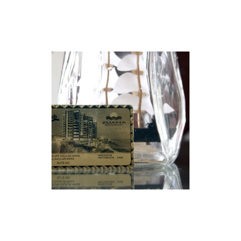 Tarjetas doradas de zauna Bogotá