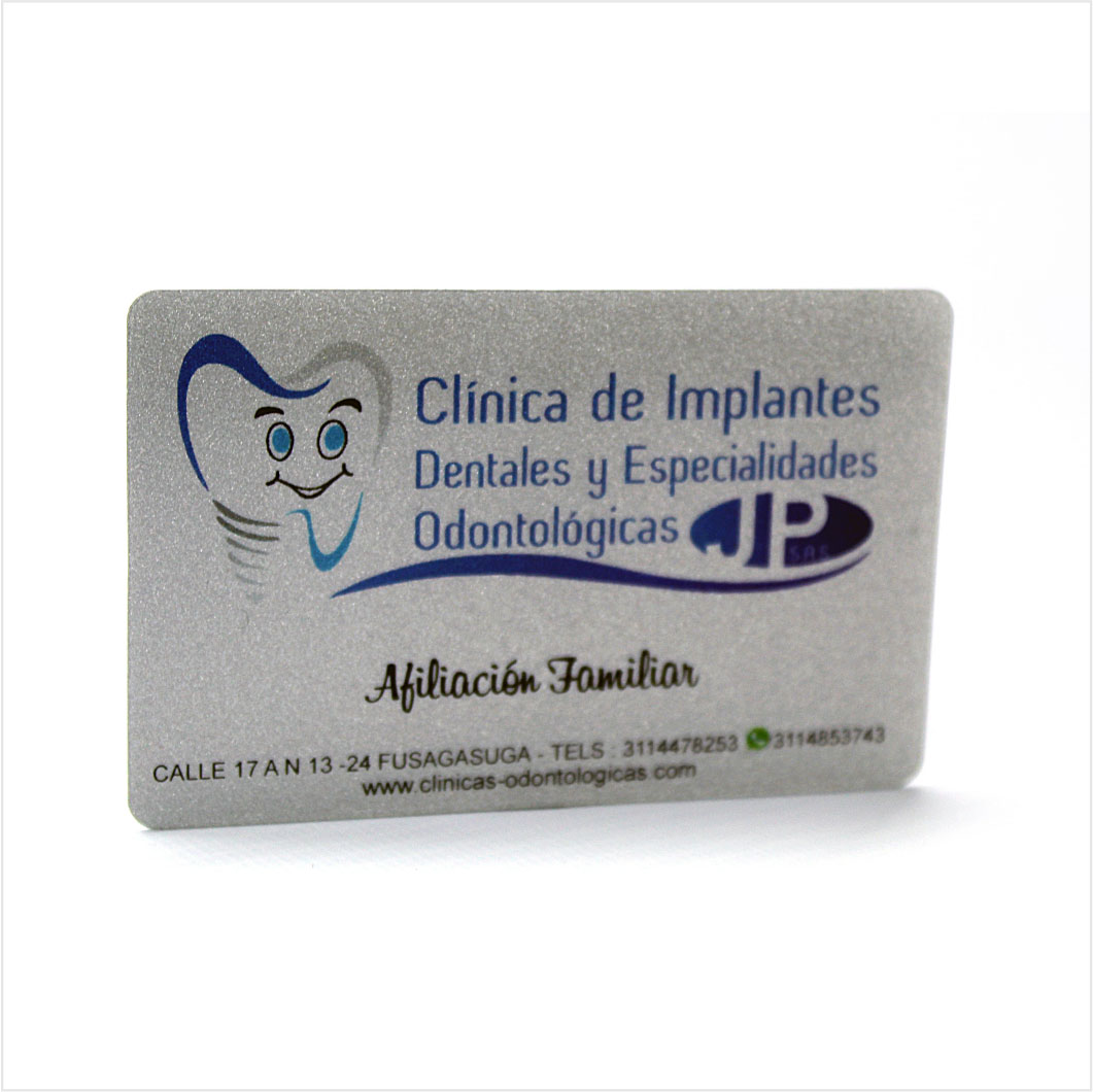 Tarjetas Plateadas de zauna Bogotá a1cards