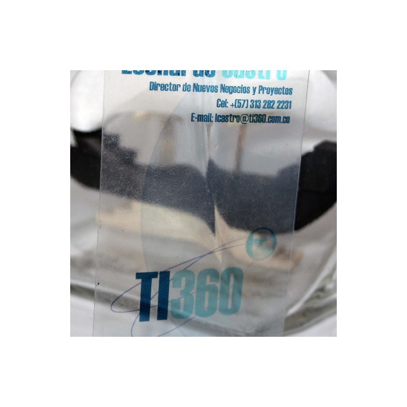 Tarjetas transparentes y translucidas ti360